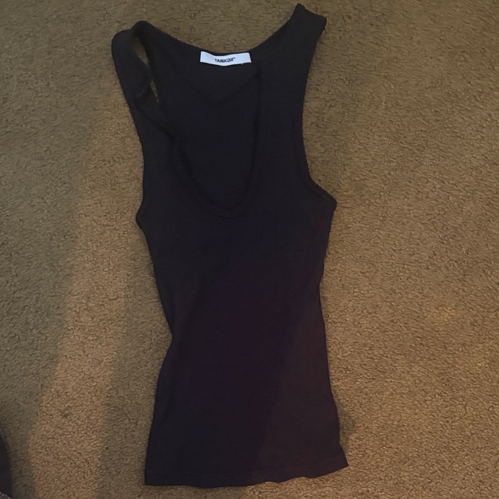 Tank Air Black Tank Top